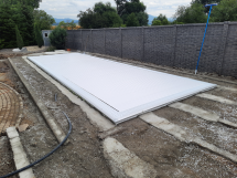 Underfloor pool cover