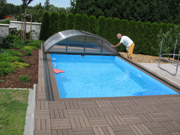 Pool roofing