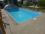 Pool roofing